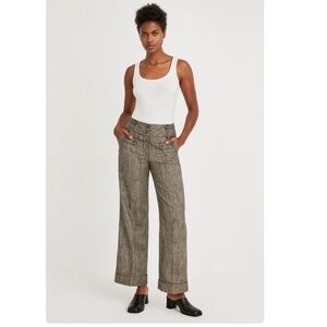 Leifsdottir High Rise Space Dye Pants Size 4